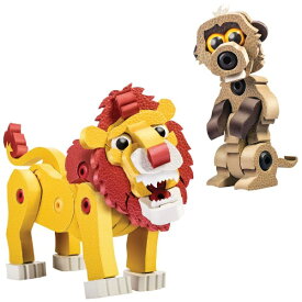 ハピネット｜Happinet bloco ブロッコ アニマルシリーズ ライオン＆ミーアキャット