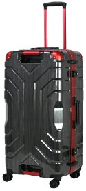 トライデント｜TRIDENT スーツケース ヘアラインBK/RD B5225T-74 [TSAロック搭載]