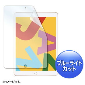 サンワサプライ｜SANWA SUPPLY 10.2インチ iPad（第7世代）用 ブルーライトカット液晶保護指紋防止光沢フィルム LCD-IPAD12BC