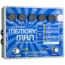 electro-harmonix｜エレクトロハーモニックス 空間系エフェクター STEREO MEMORY MAN WITH HAZARAI