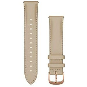 �y�G���g���[�ōő�2���|�C���g������b4/23�܂Łz GARMIN�b�K�[�~�� Quick Release �o���h 20mm Light Sand Italian Leather / 18K Rose Gold PVD 010-12924-61[101292461]