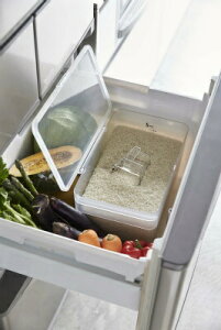 �R����ƁbYamazaki �v���[�g�@���V���N���Ăт�5kg�v�ʃJ�b�v�t(Rice Stocker Plate) 3379 �N���A[3379]