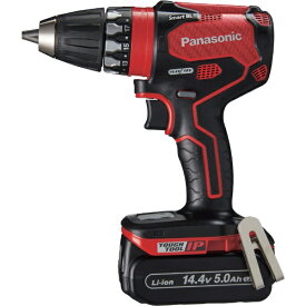 Panasonic｜パナソニック デュアル 14.4V 5.0Ah 充電式ドリルドライバー EZ74A3LJ2FR 赤