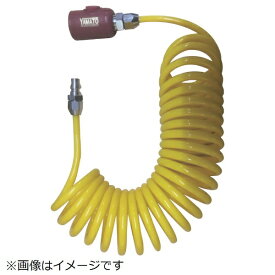 ヤマトエンジニアリング｜YAMATO ヤマト　スパイラルエアホース（ボタン式カップリング付） YCU-3BT