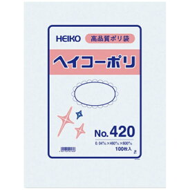 シモジマ｜SHIMOJIMA HEIKO　ポリ規格袋　ヘイコーポリ　No．420　紐なし 006619000