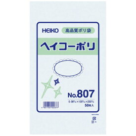 シモジマ｜SHIMOJIMA HEIKO　ポリ規格袋　ヘイコーポリ　No．807　紐なし 006627700