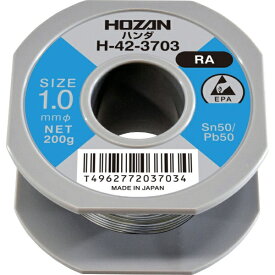ホーザン｜HOZAN HOZAN　ハンダ（Sn50％）1．0mmφ・200g H-42-3703