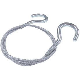 ニッサチェイン｜NISSA CHAIN ニッサチェイン　鉄製カットワイヤー　両側フック付き　透明PVCコーティング　3（4．3）X1065mm Y-73