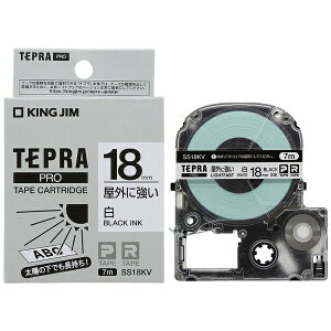 �L���O�W���bKING JIM PRO�e�[�v�J�[�g���b�W�@���O�ɋ������x�� TEPRA(�e�v��) PRO�V���[�Y �� SS18KV [������ /18mm��][SS18KV]