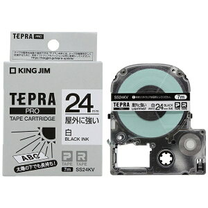 �L���O�W���bKING JIM PRO�e�[�v�J�[�g���b�W�@���O�ɋ������x�� TEPRA(�e�v��) PRO�V���[�Y �� SS24KV [������ /24mm��][SS24KV]