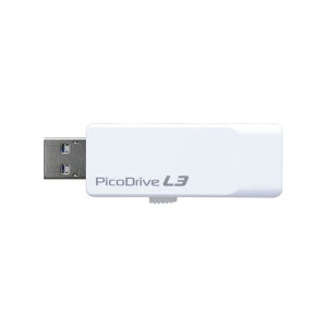 GREEN HOUSE�b�O���[���n�E�X USB3.0�������[ �s�R�h���C�uL3 128GB PicoDrive L3 �z���C�g GH-UF3LA128G-WH [128GB /USB3.0 /�X���C�h��][GHUF3LA128GWH]