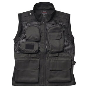 【エントリーで最大全額ポイント還元|11/5迄】 HAKUBA|ハクバ GW-PRO RED カメラマンメッシュベスト L KCMV-GWR-L ブラック