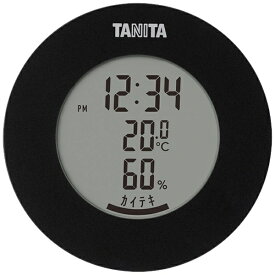 TANITA｜タニタ TT585BK 温湿度計　デジタル グラフ表示 インフルエンザ対策 熱中症 カビ 観葉植物 ペット ブラック [デジタル][TT585BK]