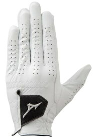 【エントリーで最大全額ポイント還元｜7/18迄】 mizuno｜ミズノ 【メンズ 左手用】ゴルフグローブ 強革0.8 キョウカク(ホワイト/21cm) 5MJML011 01【返品交換不可】