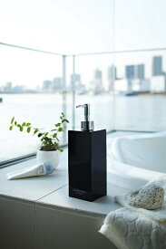 山崎実業｜Yamazaki ミスト　2WAYディスペンサースクエアシャンプー（ブラック）(2 Way Dispenser Mist Square Shampoo BK) 07891 ブラック