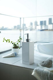 山崎実業｜Yamazaki ミスト　2WAYディスペンサースクエアコンディショナー（ホワイト）(2 Way Dispenser Mist Square Conditioner WH) 07893 ホワイト