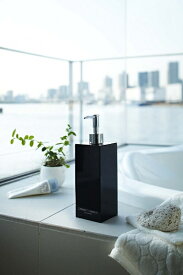 山崎実業｜Yamazaki ミスト　2WAYディスペンサースクエアコンディショナー（ブラック）(2 Way Dispenser Mist Square Conditioner BK) 07894 ブラック