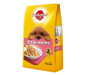 マースジャパンリミテッド｜Mars Japan Limited Pedigree（ペディグリー）パウチ 成犬用 ささみ＆緑黄色野菜 70g×3パック