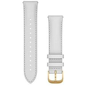 yGg[ōő2|Cgb11/18z GARMINbK[~ Quick Release oh 20mm Italian Leather / 24K Gold PVD 010-12924-68 White[101292468]