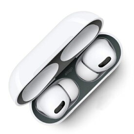 ELAGO｜エラゴ AirPodsPro(第1世代) DUST GUARD ダストガード (Matte Space Grey) Matte Space Grey EL_APPDGBSDT_GY