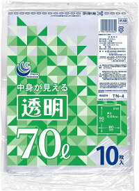 日本技研工業｜NIPPON GIKEN INDUSTRIAL ポリ袋 TN-4 [70L /10枚 /透明]