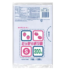日本技研工業｜NIPPON GIKEN INDUSTRIAL KC-81どっさりポリ袋 S200枚
