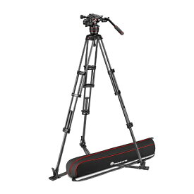 Manfrotto｜マンフロット ナイトロテック608ビデオ雲台+カーボンツイン三脚GS MVK608TWINGC[MVK608TWINGC]