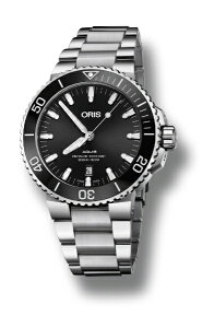 ORIS�b�I���X AQUIS �f�C�g �_�C�o�[�Y�E�H�b�` 0173377304134-0782405PEB �y��������z���s�z