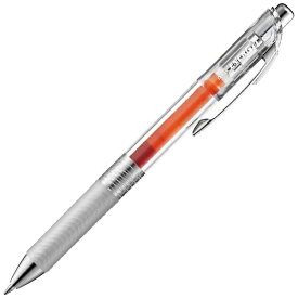 ぺんてる｜Pentel ENERGEL infree(エナージェル インフリー) ボールペン クリア(インク色：オレンジ) BL77TL-F [0.7mm]
