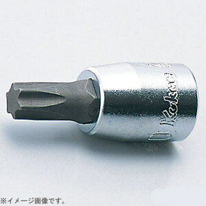 �R���H�ƌ������bKO-KEN TOOL 2025.28-T20 1/4�C���`(6.35mm) �g���N�X�r�b�g�\�P�b�g �S��28mm T20 2025.28-T20