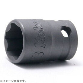 山下工業研究所｜KO-KEN TOOL 23410M-12 3/8インチ(9.5mm) サーフェイスインダストリアルソケット 12mm 23410M-12