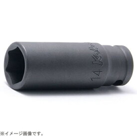 山下工業研究所｜KO-KEN TOOL 23300A-9/16 3/8インチ(9.5mm) 6角インダストリアルディープソケット 9/16インチ 23300A-9/16