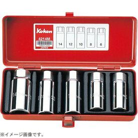 山下工業研究所｜KO-KEN TOOL 4214M 1/2インチ(12.7mm) スタッドボルト抜き 5pc 4214M