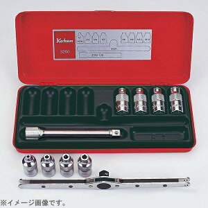 �R���H�ƌ������bKO-KEN TOOL 3215M 3/8�C���`(9.5mm) �\�P�b�g�Z�b�g 7pc 3215M