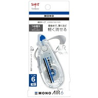 トンボ鉛筆｜Tombow 修正テープ [6mm×10m/詰め替えタイプ] MONO AIR(モノエアー) クリア CT-CAX6