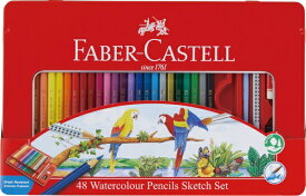 ファーバーカステル｜Faber-Castell 水彩色鉛筆 48色セット TFC-WCP/48C[TFCWCP48C]