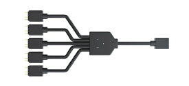 クーラーマスター｜COOLER MASTER 分岐ケーブル Addressable RGB 1-to-5 Splitter Cable MFX-AWHN-1NNN5-R1