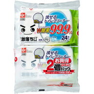 レック｜LEC 激落くん 流せる除菌トイレクリーナー 24枚×2個パック【rb_pcp】