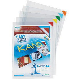 tarifold｜タリフォールド tarifold　カング　イージークリック　粘着タイプ　A4サイズ　5枚入り　カラー 194779