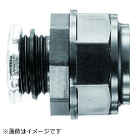 三桂製作所｜SANKEI MANUFACTURING SANKEI　ケイフレックス用　コネクタ　ノックアウト接続用　樹脂性／黒色品　管用平行おねじ付き KMBGP28
