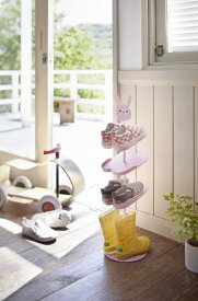 山崎実業｜Yamazaki キッズシューズラック　ラビット(Bunny Kids Shoe Rack Pk) 07962