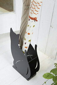 山崎実業｜Yamazaki 02359 傘たてねこ　ブラック(Cat UmBRella Stand BK) ブラック[2359]