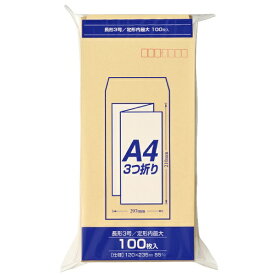 マルアイ｜MARUAI クラフト封筒Z長385G100枚 PNZ138
