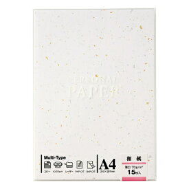 マルアイ｜MARUAI 〔各種プリンタ〕OA用紙 和紙 0.12mm [A4 /15枚] OA-W4