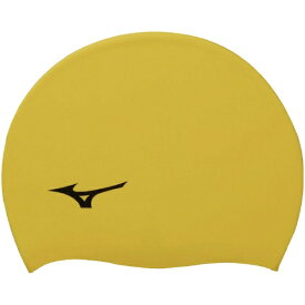 mizuno｜ミズノ 男女兼用 スイミングキャップ シリコーンキャップ(フリーサイズ：50〜59cm/イエロー） N2JW8040