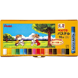 ぺんてる｜Pentel ぺんてるパステル16色 GHSR-16