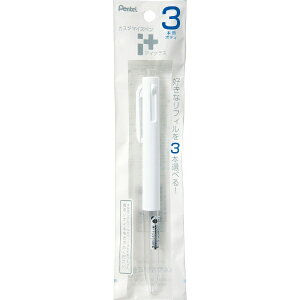 �؂�Ă�bPentel �A�C�v���X 3�{�p�{�f�B �z���C�g XBGH3-W