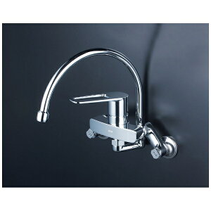 KVK|ケーブイケー KVK MSK110KRGT スワン型パイプ シングル混合栓