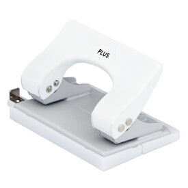 PLUS｜プラス フォース1/2 2穴パンチ Sサイズ（ブリスターパック入り） ホワイト PU-816AB-WH