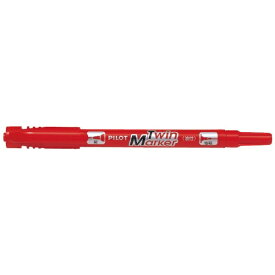 PILOT｜パイロット ツインマーカー 油性マーカー 細・極細 レッド MEF-12EU-R